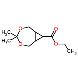 Ethyl 4,4-dimethyl-3,5-dioxabicyclo[5.1.0]octane-8-carboxylate Structure