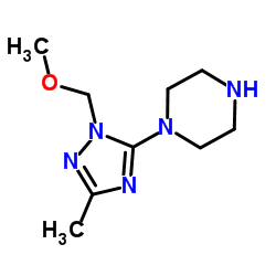 1-[1-(Methoxymethyl)-3-methyl-1H-1,2,4-triazol-5-yl]piperazine picture