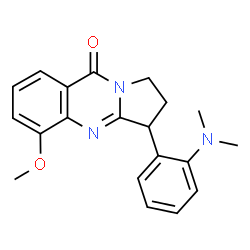 3-[2-(Dimethylamino)phenyl]-2,3-dihydro-5-methoxypyrrolo[2,1-b]quinazolin-9(1H)-one picture