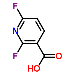 2,6-Difluoronicotinic acid Structure