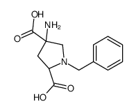 (2R,4R)-4-amino-1-benzylpyrrolidine-2,4-dicarboxylic acid Structure