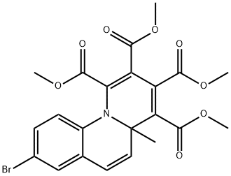 8-br-4a-me-pyrido(1,2-a)quinoline-1,2,3,4-tetracarboxylic acid tetramethyl ester picture