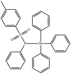 N-Triphenyltin-p-toluenesulfonanilide结构式