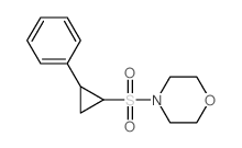 Morpholine,4-[(2-phenylcyclopropyl)sulfonyl]-, trans- (8CI,9CI) Structure