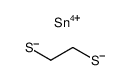 (1,2-ethanedithiol)2Sn(IV)结构式