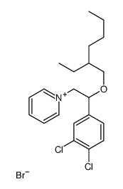 1-[2-(3,4-dichlorophenyl)-2-(2-ethylhexoxy)ethyl]pyridin-1-ium,bromide Structure