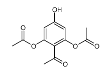 (2-acetyl-3-acetyloxy-5-hydroxyphenyl) acetate结构式
