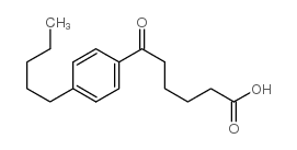 6-OXO-6-(4-N-PENTYLPHENYL)HEXANOIC ACID结构式