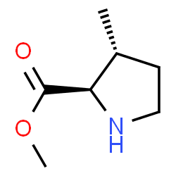 D-Proline, 3-methyl-, methyl ester, trans- (9CI) Structure