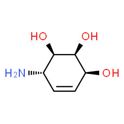 4-Cyclohexene-1,2,3-triol,6-amino-,[1R-(1alpha,2alpha,3alpha,6beta)]-(9CI) structure