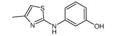 3-(4-METHYLTHIAZOL-2-YLAMINO)PHENOL Structure