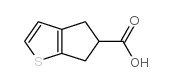 5,6-DIHYDRO-4H-CYCLOPENTA(B)THIOPHENE-5-CARBOXYLIC ACID Structure