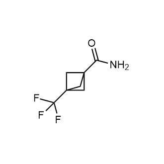 3-(Trifluoromethyl)bicyclo[1.1.1]Pentane-1-carboxamide structure