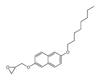 2-[(6-octoxynaphthalen-2-yl)oxymethyl]oxirane结构式
