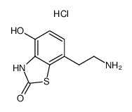 7-(2-aminoethyl)-4-hydroxy-1,3-benzothiazol-2(3H)-one hydrochloride结构式