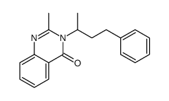 2-methyl-3-(4-phenylbutan-2-yl)quinazolin-4-one结构式