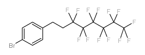 1-bromo-4-(1h,1h,2h,2h-perfluorooctyl)benzene结构式