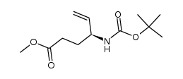 N-Boc-(S)-Vigabatrin methyl ester结构式