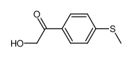 2-hydroxy-1-[4-methylthiophenyl]ethanone Structure