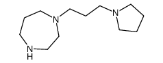 1-(3-吡咯烷丙基)高哌嗪结构式