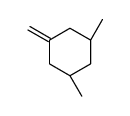 (1S,3R)-1,3-dimethyl-5-methylidenecyclohexane结构式