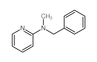 N-benzyl-N-methyl-pyridin-2-amine structure