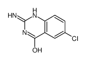 2-Amino-6-chloroquinazolin-4-ol结构式