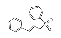 3-(benzenesulfonyl)propenylbenzene结构式