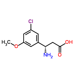 (S)-3-氨基-3-(3-氯-5-甲氧苯基)丙酸盐酸图片