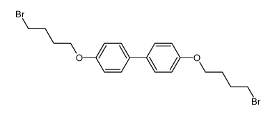 4,4'-Bis-(4-brombutyloxy)-biphenyl Structure