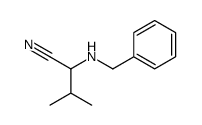 2-(benzylamino)-3-methylbutanenitrile Structure