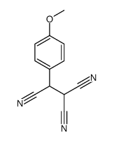 2-(4-methoxyphenyl)ethane-1,1,2-tricarbonitrile结构式