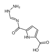 5-(hydrazinylmethylidenecarbamoyl)-1H-pyrrole-2-carboxylic acid Structure
