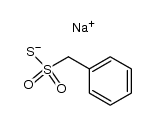 sodium phenylmethanesulfonothioate Structure