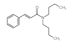 (E)-N,N-dibutyl-3-phenyl-prop-2-enamide structure