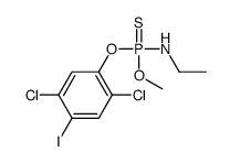 N-[(2,5-dichloro-4-iodophenoxy)-methoxyphosphinothioyl]ethanamine结构式