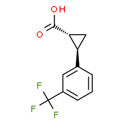 trans-2-(3-(trifluoromethyl)phenyl)cyclopropane-1-carboxylic acid picture