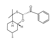 phenyl((2R,4aR,7R,8aR)-4,4,7-trimethylhexahydro-4H-benzo[e][1,3]oxathiin-2-yl)methanone Structure