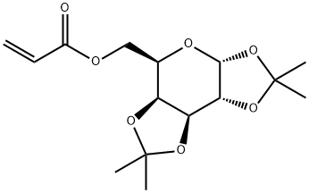 6-O-Acryloyl-1,2:3,4-bis-O-(1-methylethylidene)-alpha-D-galactopyranose contains MEHQ as inhibitor结构式