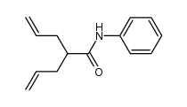 2-allyl-pent-4-enoic acid anilide Structure