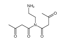 N-(2-aminoethyl)-3-oxo-N-(3-oxobutanoyl)butanamide Structure