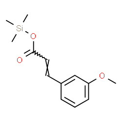 m-Methoxycinnamic acid trimethylsilyl ester结构式