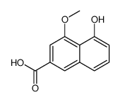 5-hydroxy-4-methoxynaphthalene-2-carboxylic acid Structure