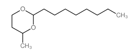 1,3-Dioxane,4-methyl-2-octyl-结构式