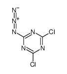 2-Azido-4,6-dichloro-s-triazine结构式