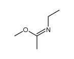 N-Ethyl-O-methyl Acetimidate Structure