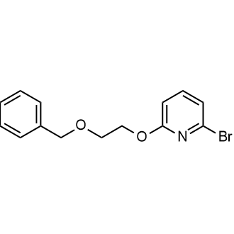2-(2-(Benzyloxy)ethoxy)-6-bromopyridine Structure