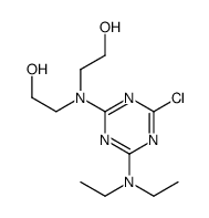 2-[[4-chloro-6-(diethylamino)-1,3,5-triazin-2-yl]-(2-hydroxyethyl)amino]ethanol Structure