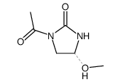 2-Imidazolidinone, 1-acetyl-4-methoxy- (9CI) structure