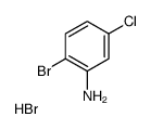 2-BROMO-5-CHLOROBENZENAMINE HYDROBROMIDE Structure